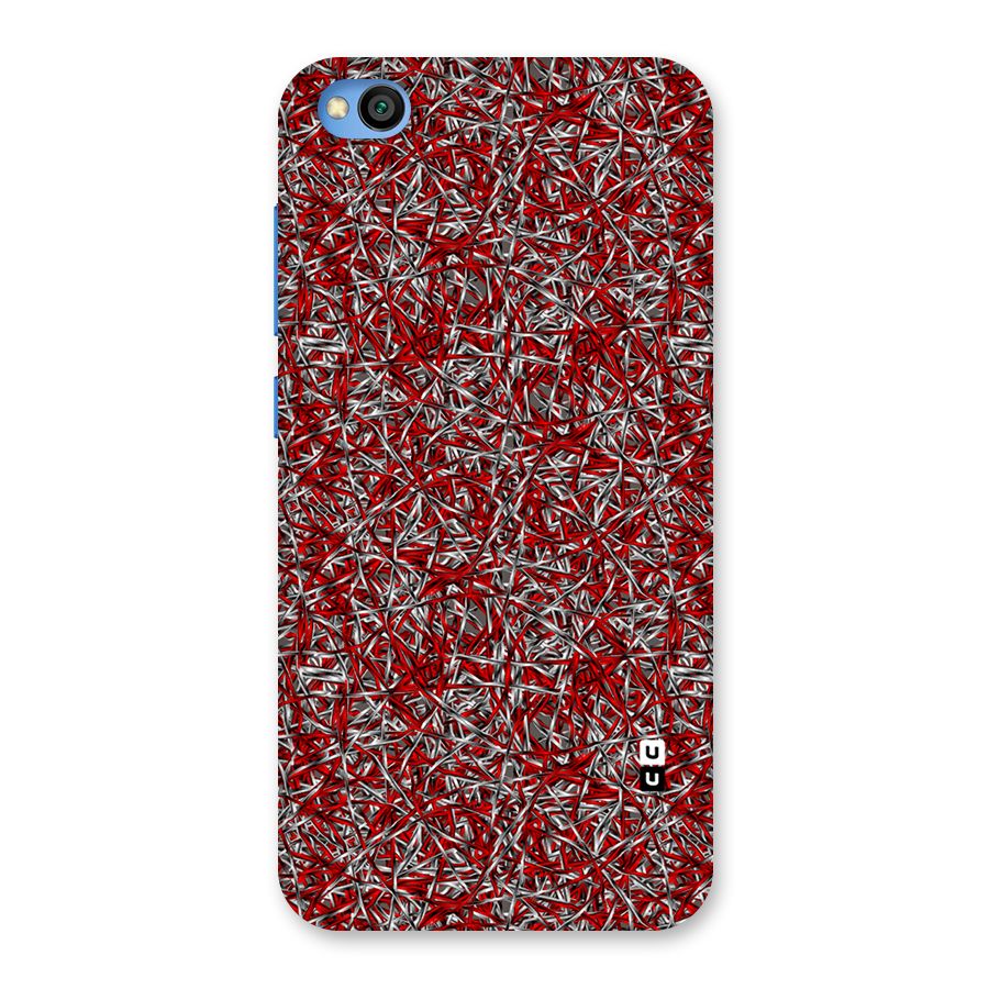 Abstract Threads Back Case for Redmi Go