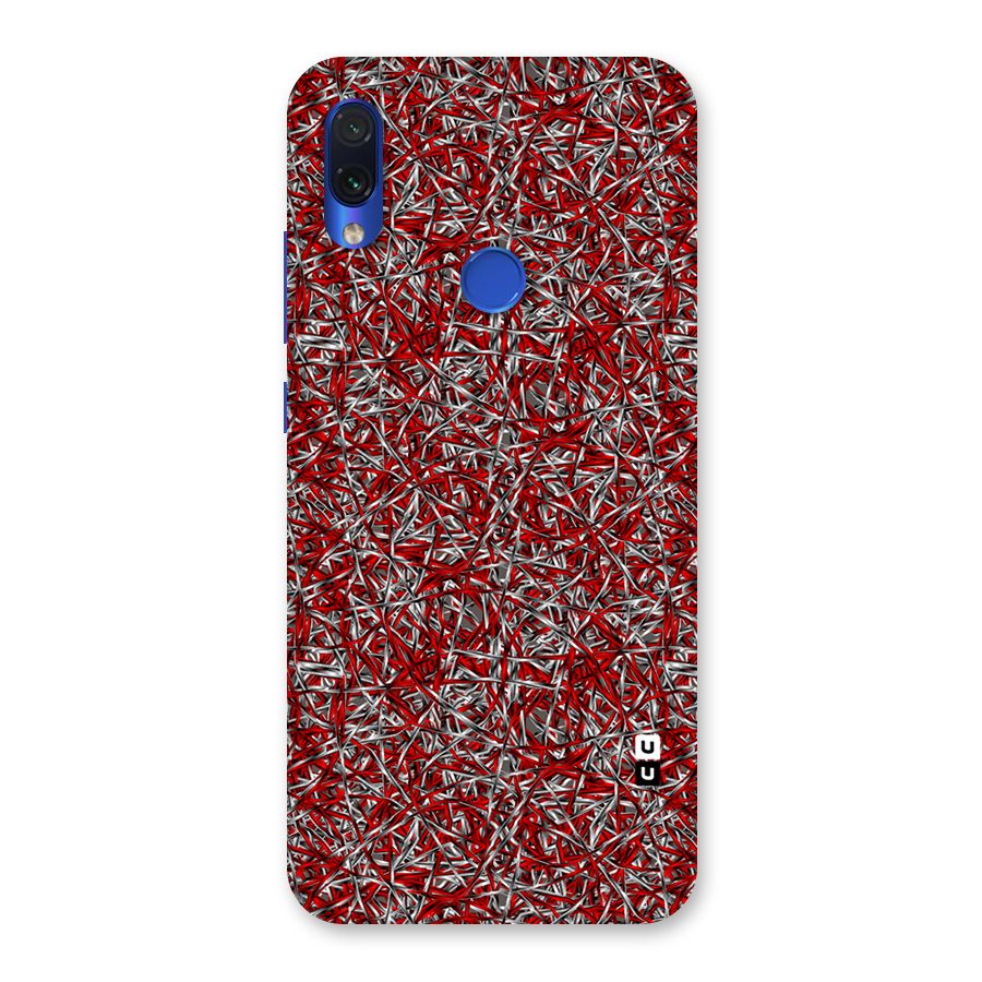 Abstract Threads Back Case for Redmi Note 7