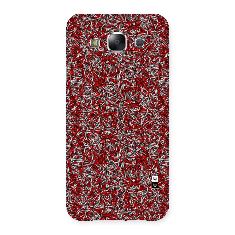 Abstract Threads Back Case for Samsung Galaxy E5