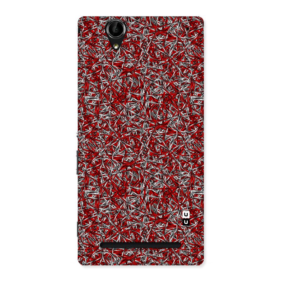 Abstract Threads Back Case for Sony Xperia T2