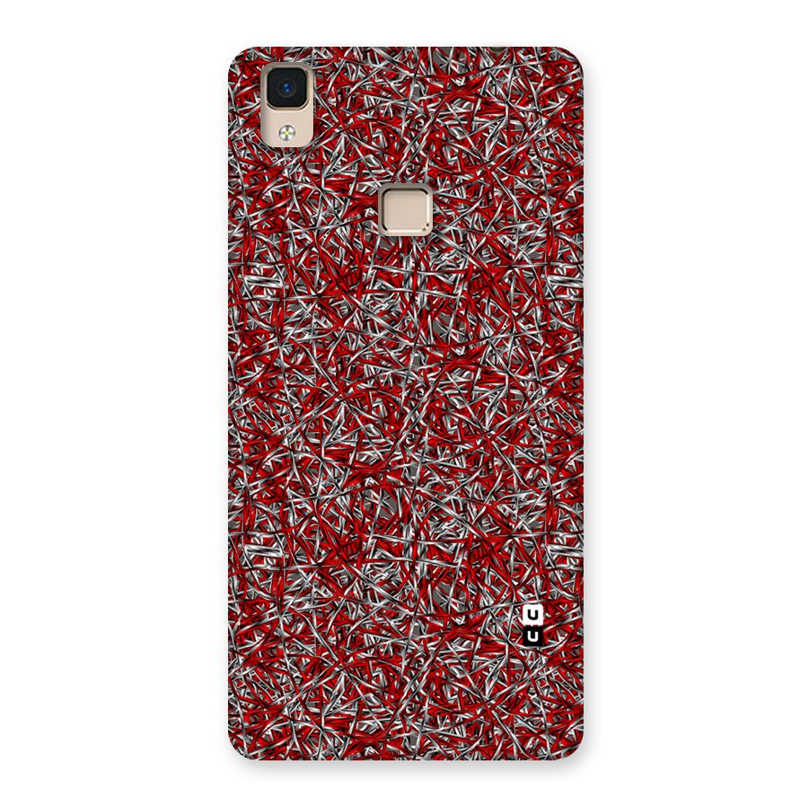Abstract Threads Back Case for V3 Max
