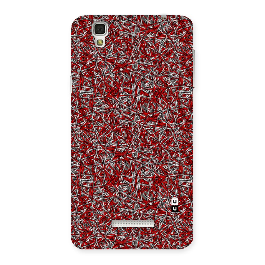 Abstract Threads Back Case for YU Yureka Plus