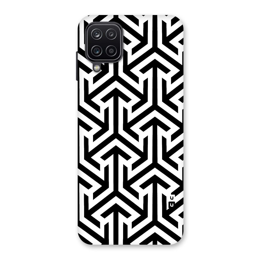 Abstract Triple Arrows Back Case for Galaxy A12