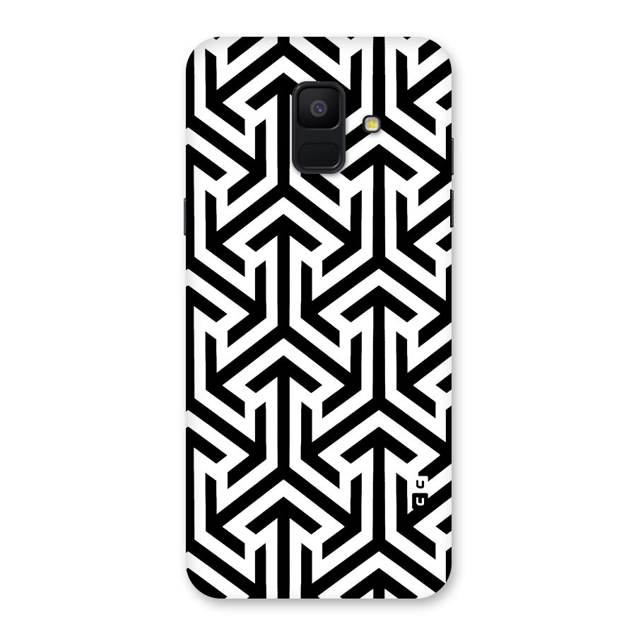 Abstract Triple Arrows Back Case for Galaxy A6 (2018)