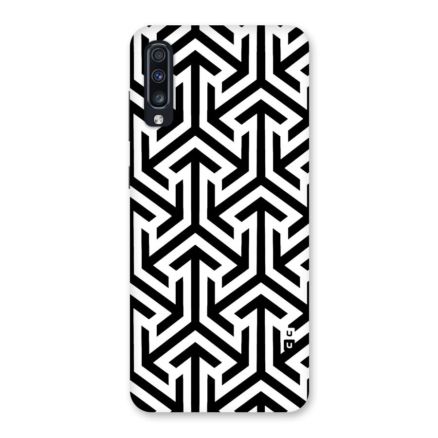 Abstract Triple Arrows Back Case for Galaxy A70