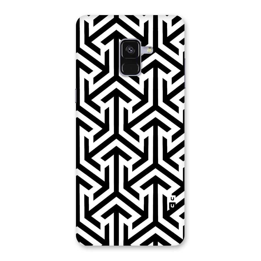 Abstract Triple Arrows Back Case for Galaxy A8 Plus