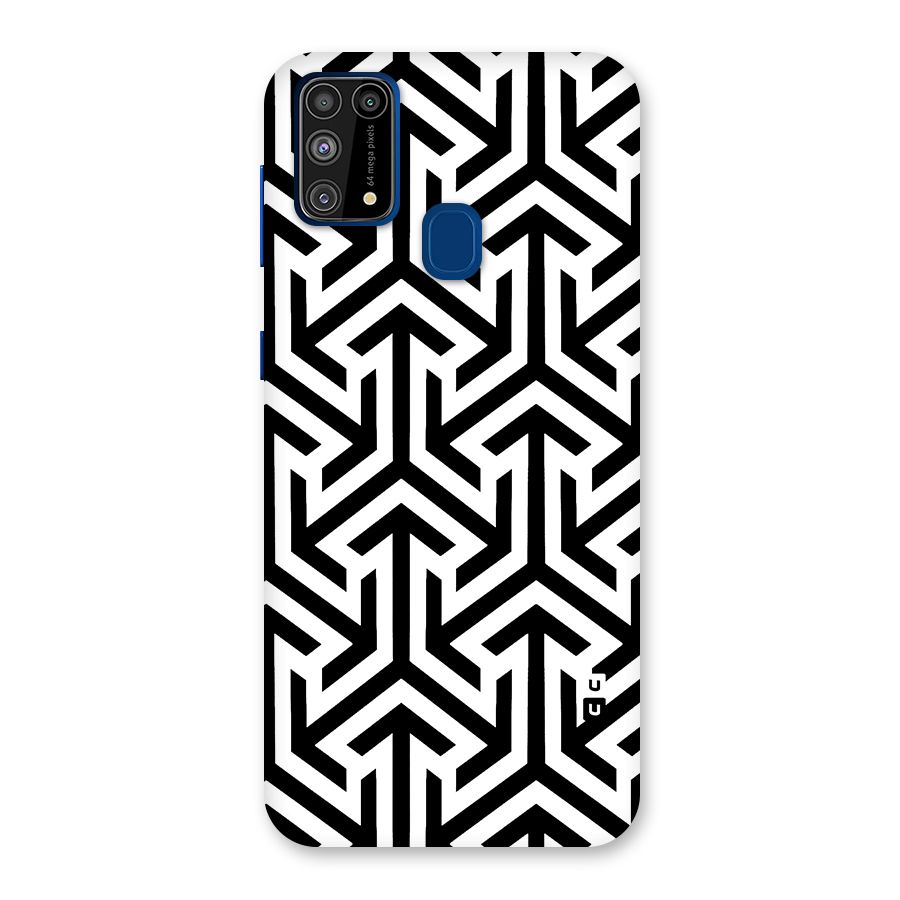 Abstract Triple Arrows Glass Back Case for Galaxy F41