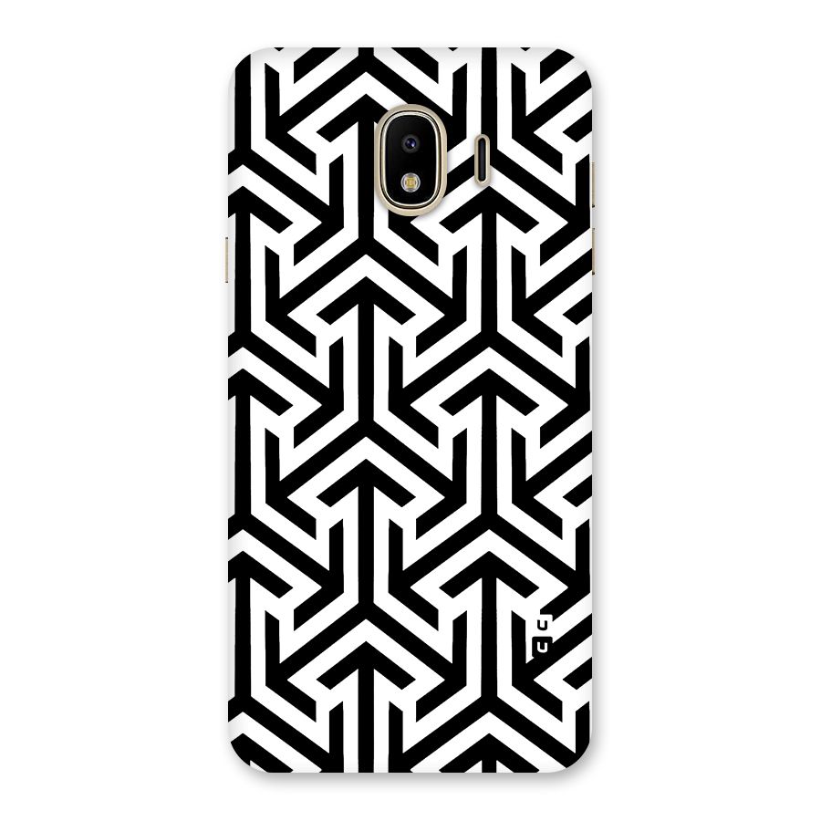 Abstract Triple Arrows Back Case for Galaxy J4
