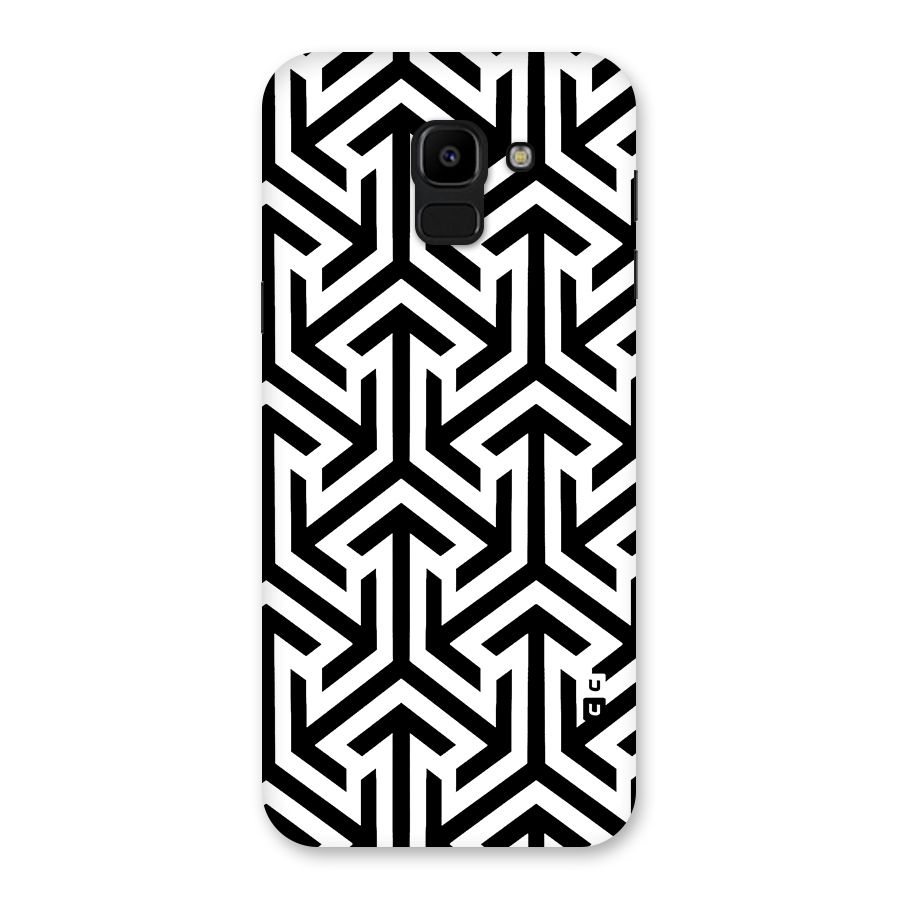 Abstract Triple Arrows Back Case for Galaxy J6