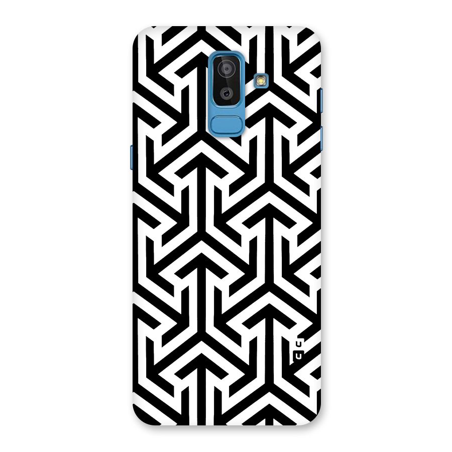Abstract Triple Arrows Back Case for Galaxy J8