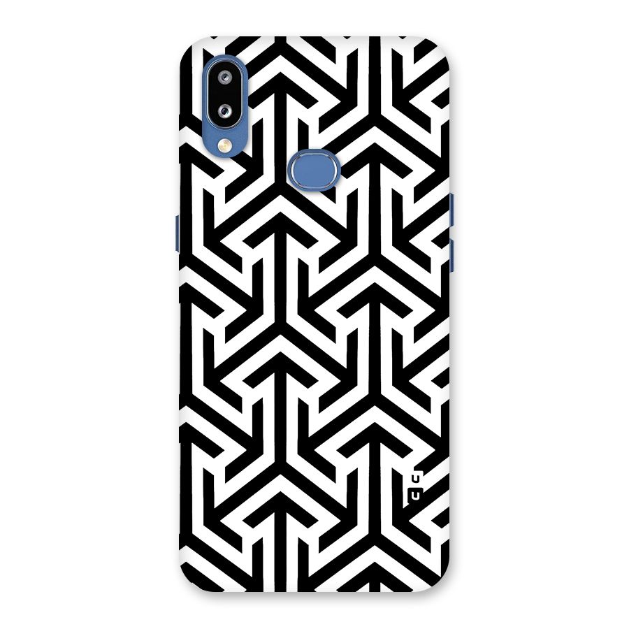 Abstract Triple Arrows Back Case for Galaxy M01s