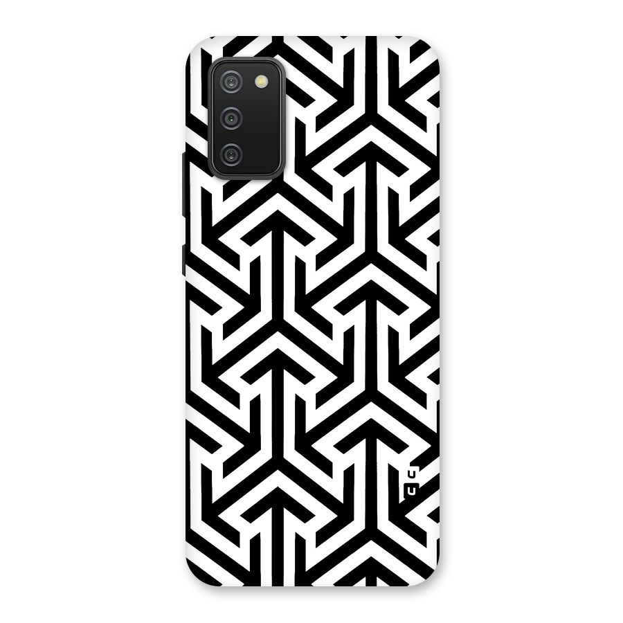 Abstract Triple Arrows Back Case for Galaxy M02s