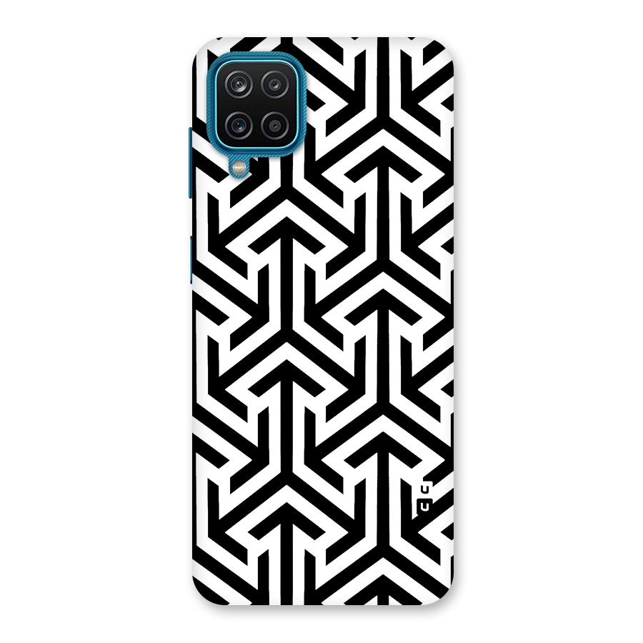 Abstract Triple Arrows Back Case for Galaxy M12