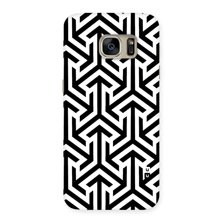 Abstract Triple Arrows Back Case for Galaxy S7
