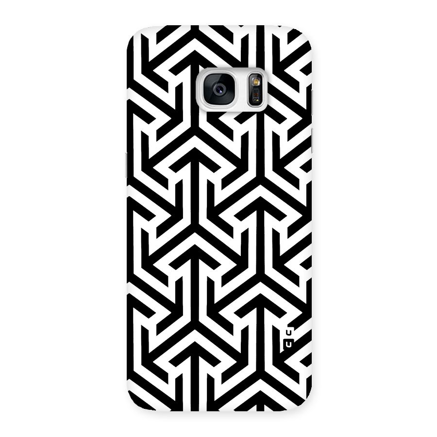Abstract Triple Arrows Back Case for Galaxy S7 Edge