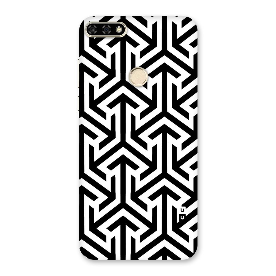 Abstract Triple Arrows Back Case for Honor 7A