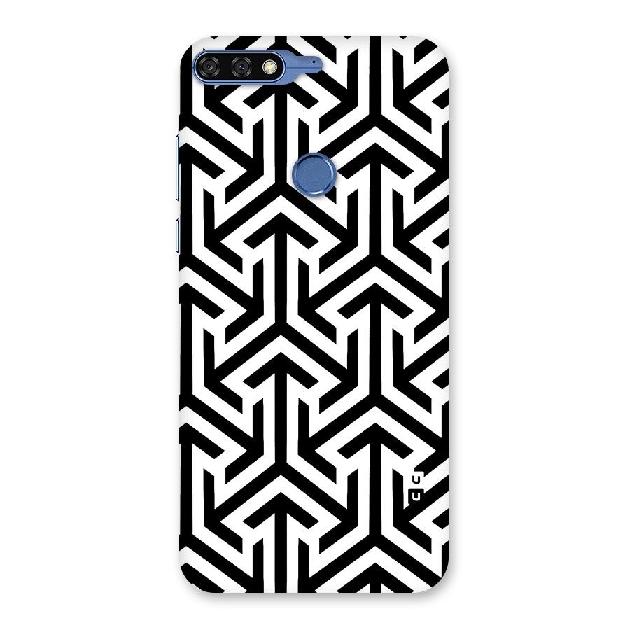 Abstract Triple Arrows Back Case for Honor 7C