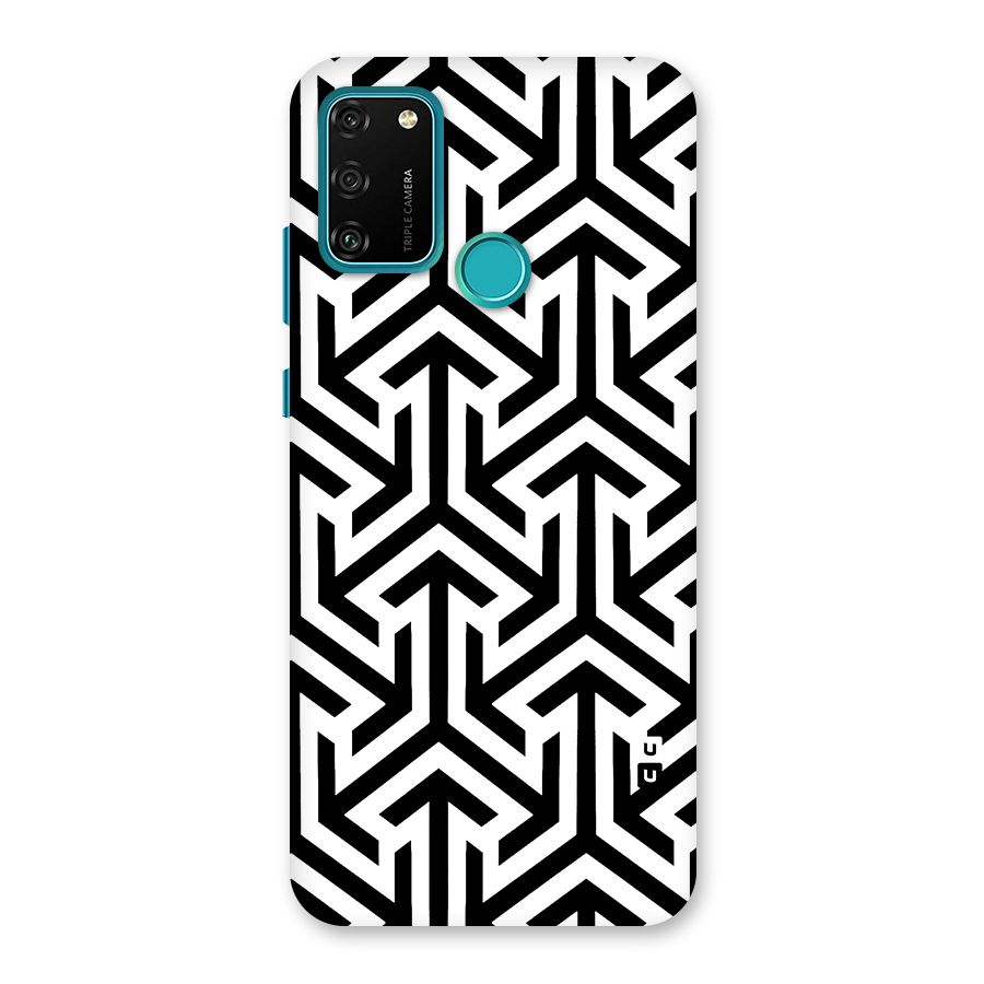 Abstract Triple Arrows Back Case for Honor 9A