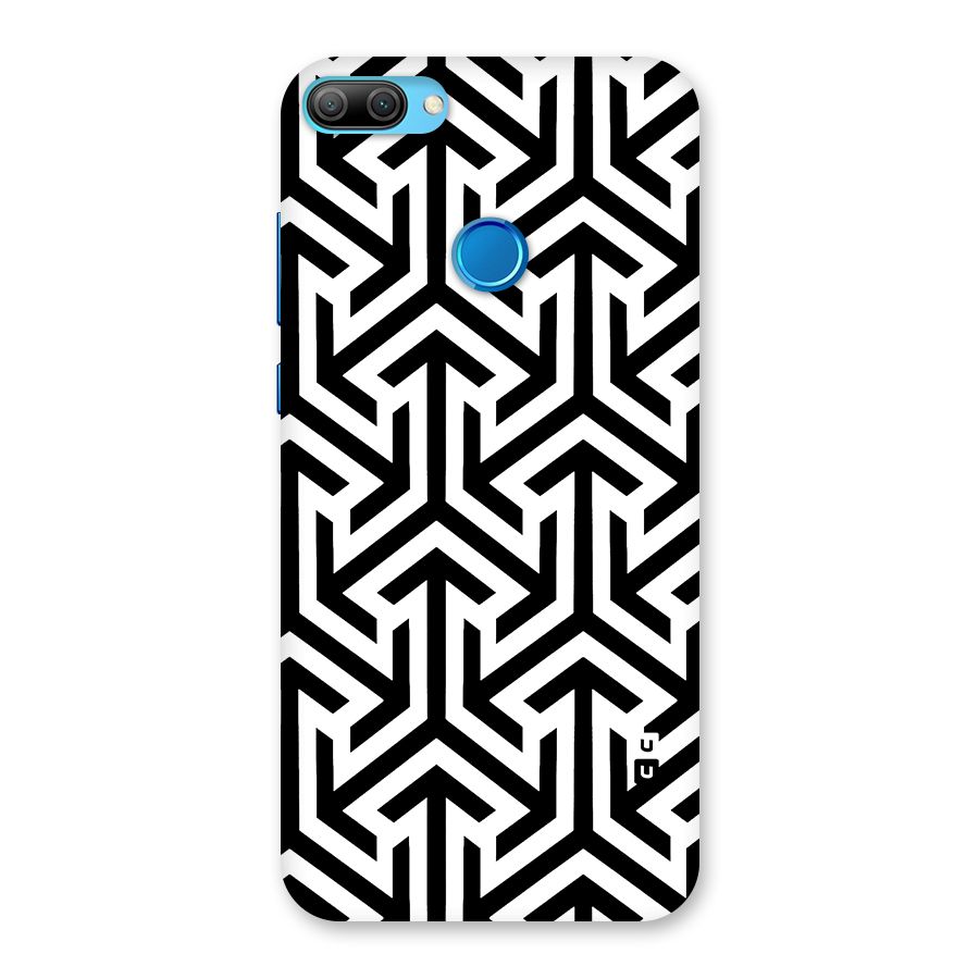 Abstract Triple Arrows Back Case for Honor 9N