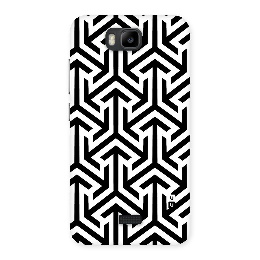 Abstract Triple Arrows Back Case for Honor Bee