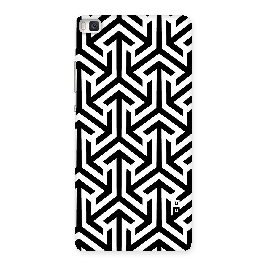 Abstract Triple Arrows Back Case for Huawei P8