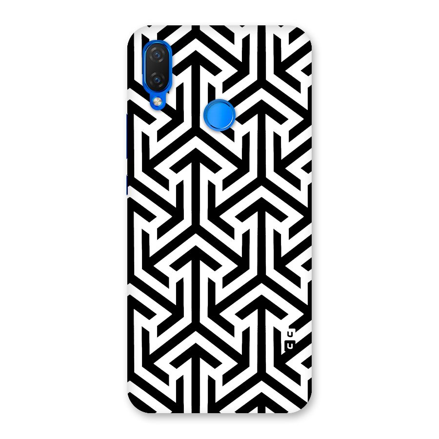 Abstract Triple Arrows Back Case for Huawei P Smart+
