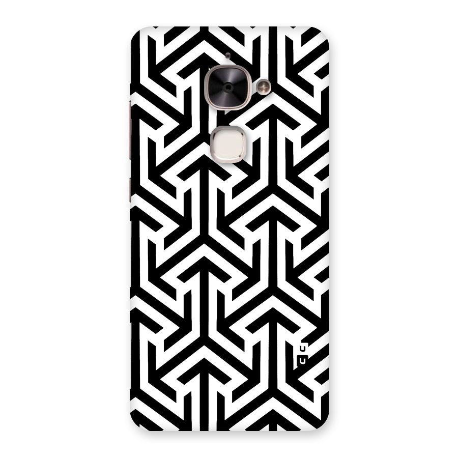 Abstract Triple Arrows Back Case for Le 2