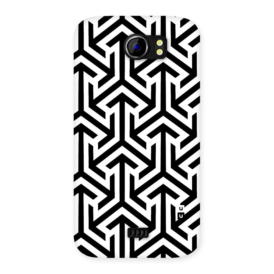Abstract Triple Arrows Back Case for Micromax Canvas 2 A110