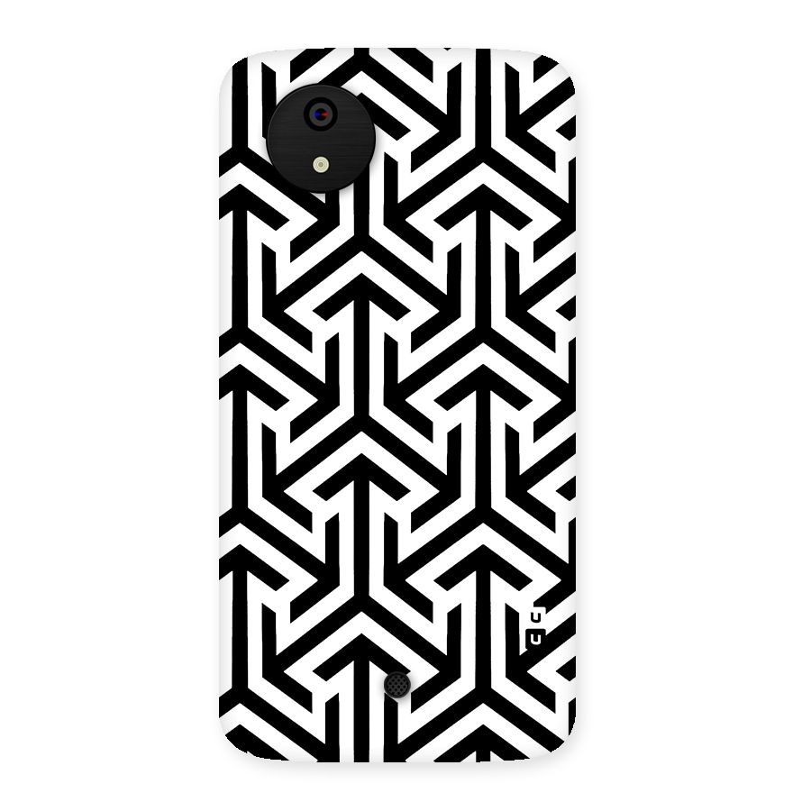 Abstract Triple Arrows Back Case for Micromax Canvas A1