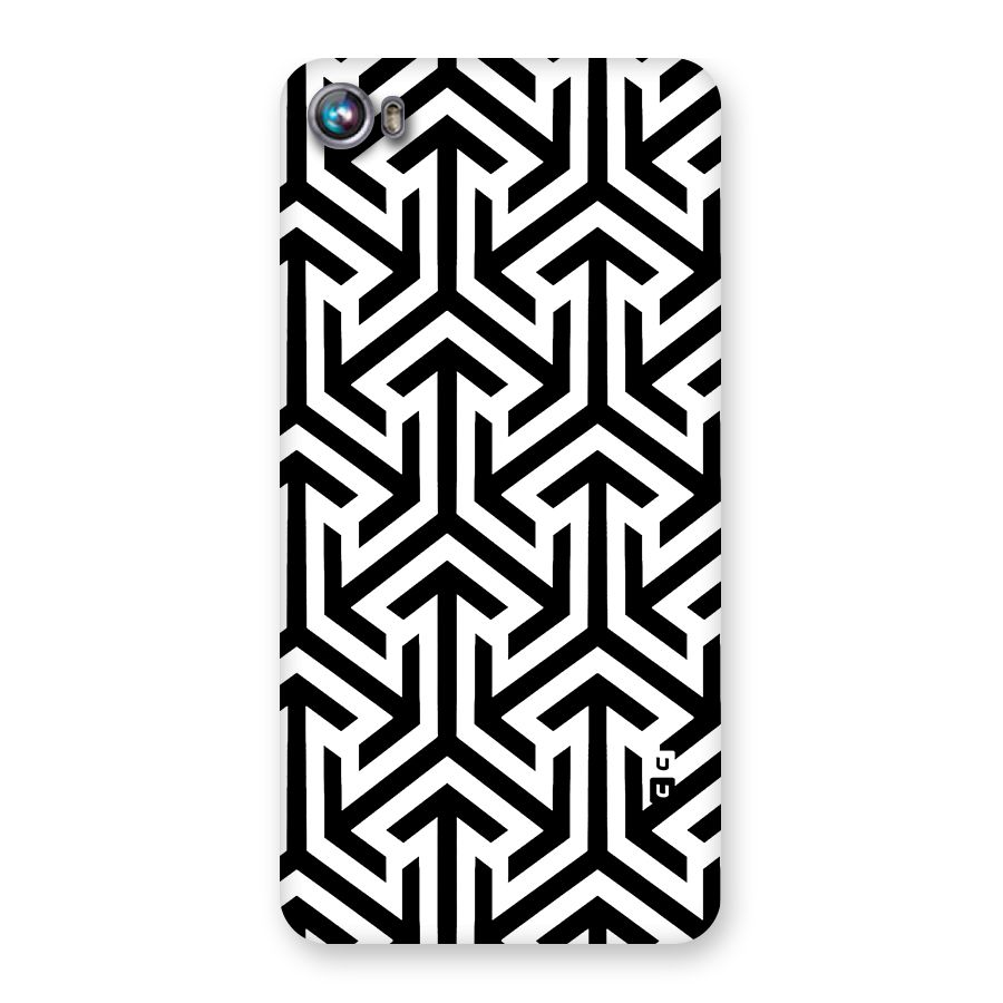 Abstract Triple Arrows Back Case for Micromax Canvas Fire 4 A107
