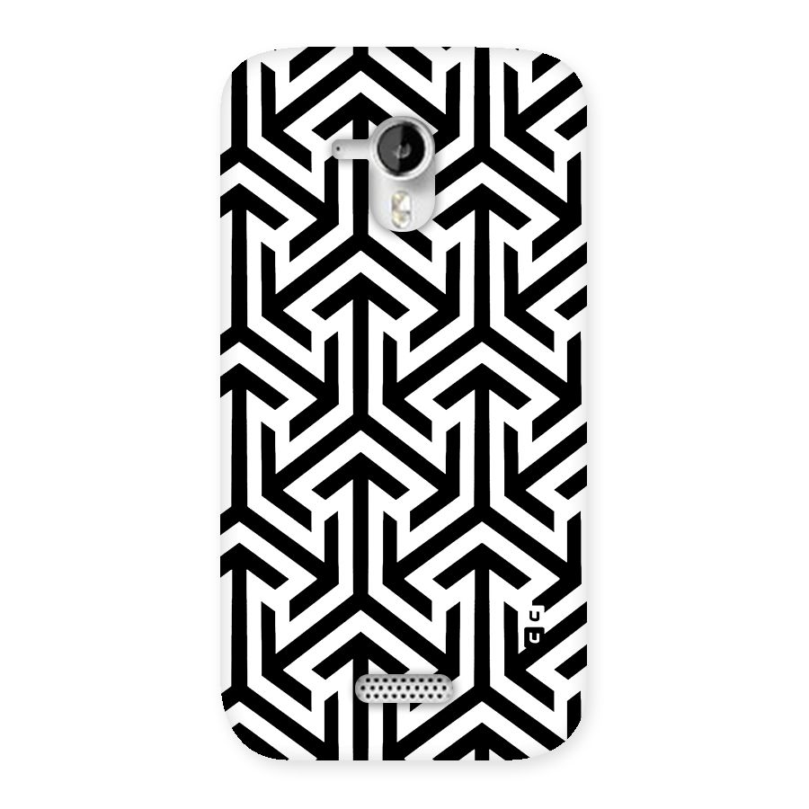 Abstract Triple Arrows Back Case for Micromax Canvas HD A116