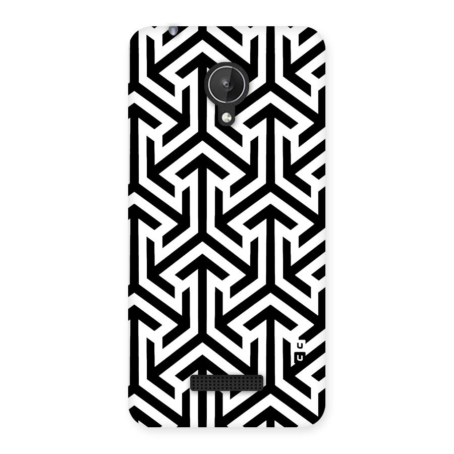 Abstract Triple Arrows Back Case for Micromax Canvas Spark Q380