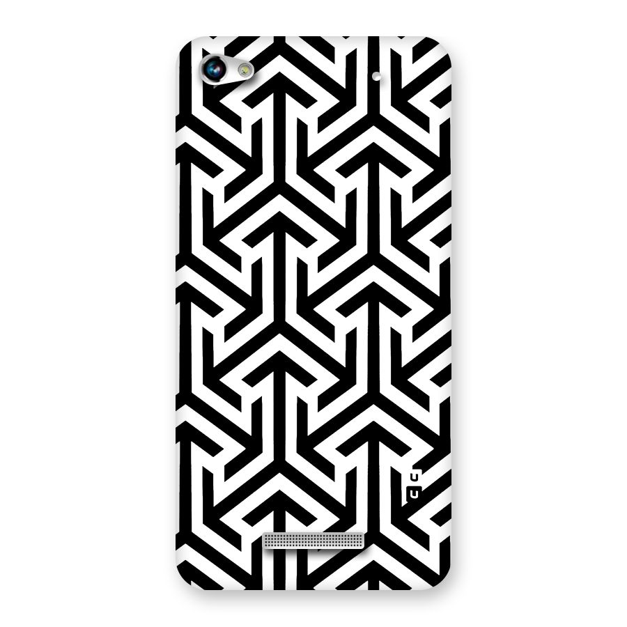 Abstract Triple Arrows Back Case for Micromax Hue 2