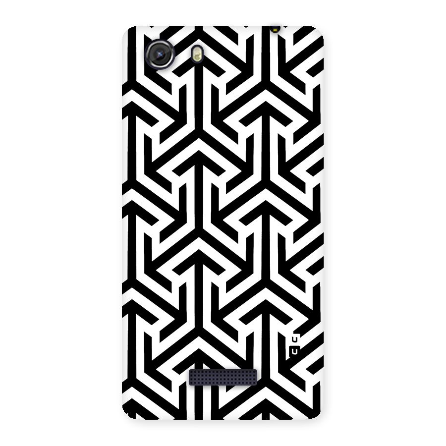 Abstract Triple Arrows Back Case for Micromax Unite 3