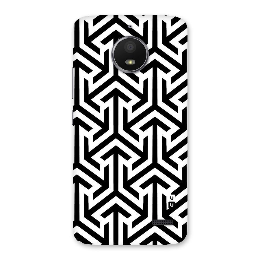 Abstract Triple Arrows Back Case for Moto E4