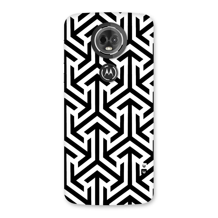 Abstract Triple Arrows Back Case for Moto E5 Plus