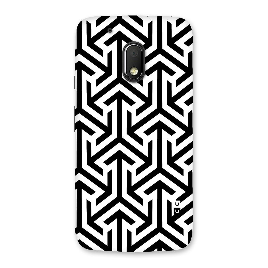 Abstract Triple Arrows Back Case for Moto G4 Play