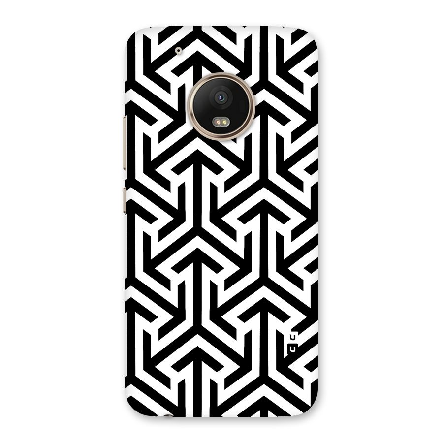 Abstract Triple Arrows Back Case for Moto G5 Plus