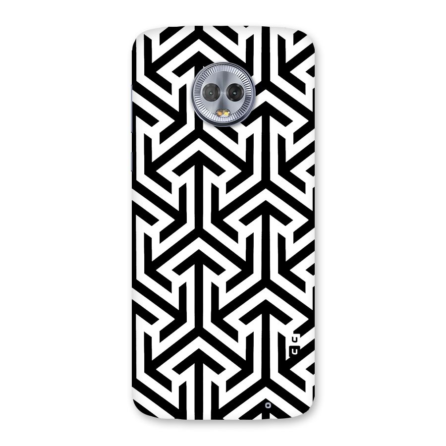 Abstract Triple Arrows Back Case for Moto G6 Plus