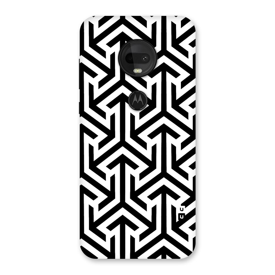 Abstract Triple Arrows Back Case for Moto G7
