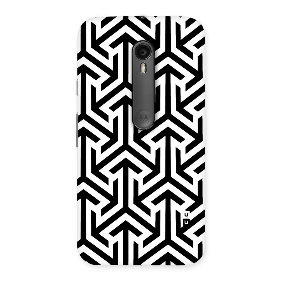 Abstract Triple Arrows Back Case for Moto G Turbo