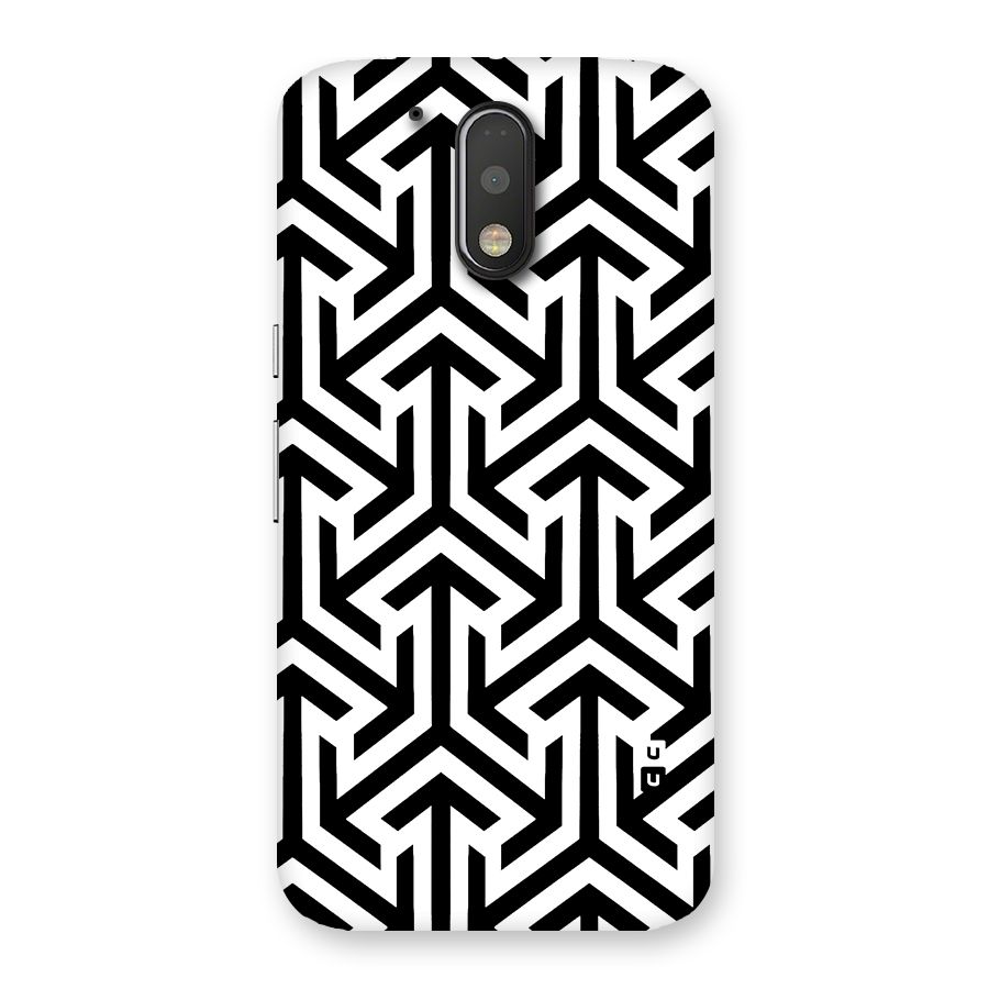 Abstract Triple Arrows Back Case for Motorola Moto G4 Plus