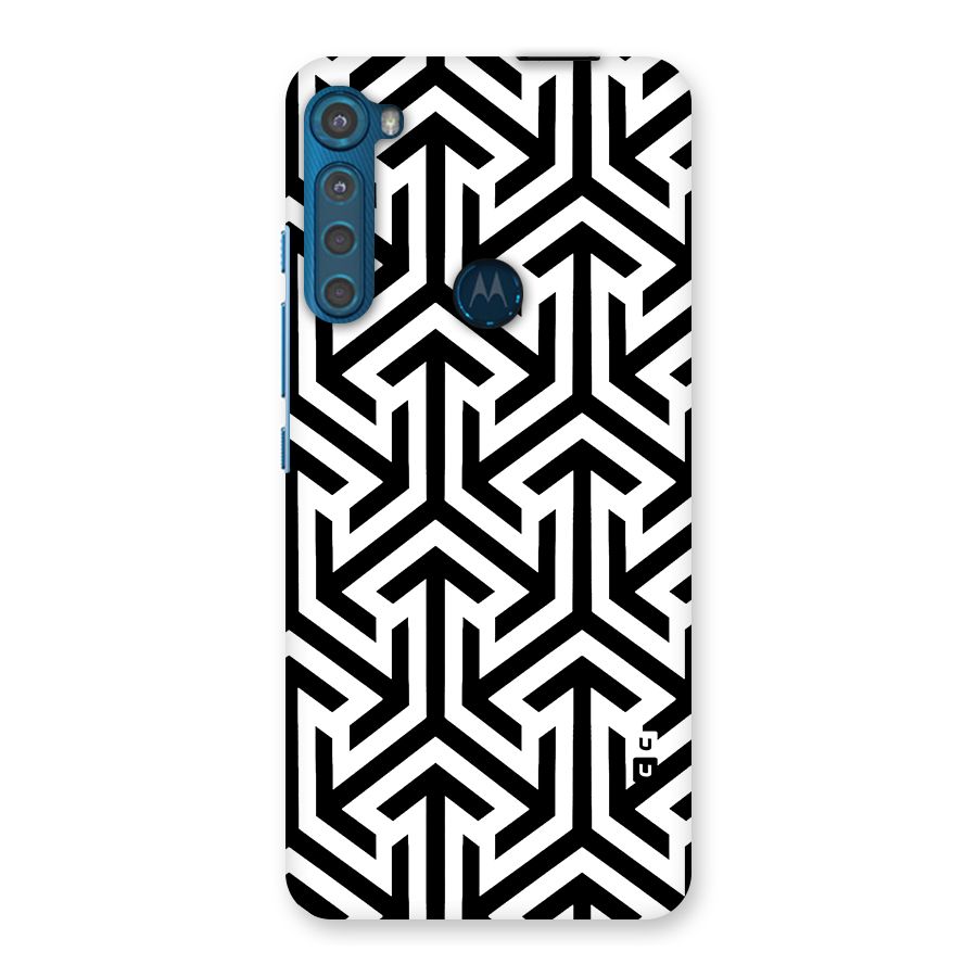 Abstract Triple Arrows Back Case for Motorola One Fusion Plus