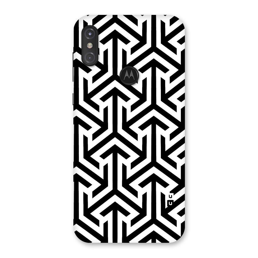 Abstract Triple Arrows Back Case for Motorola One Power