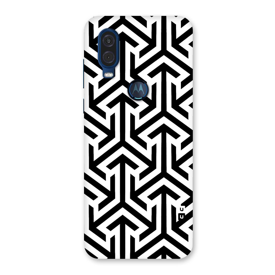 Abstract Triple Arrows Back Case for Motorola One Vision