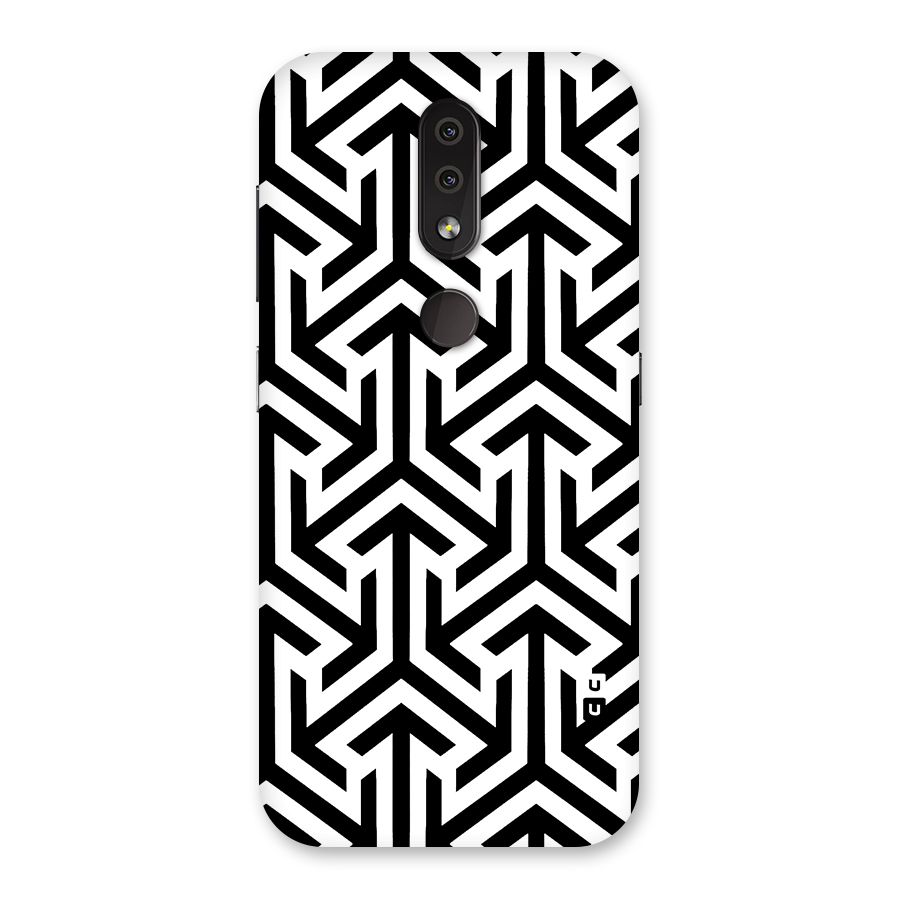 Abstract Triple Arrows Back Case for Nokia 4.2