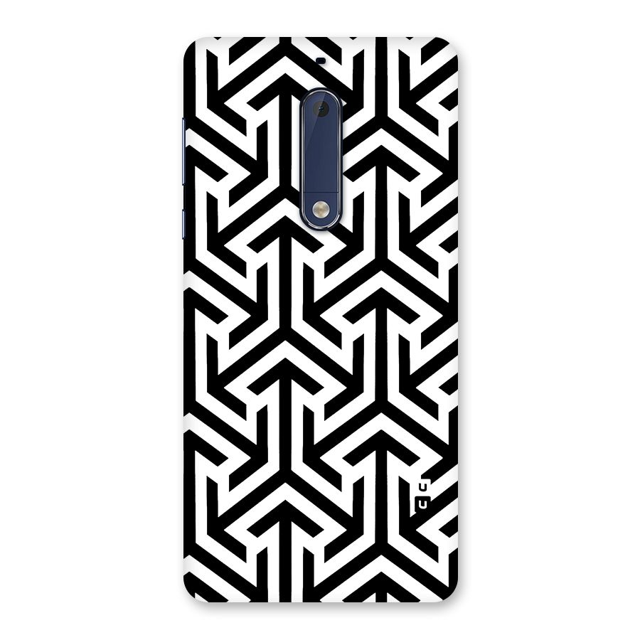 Abstract Triple Arrows Back Case for Nokia 5