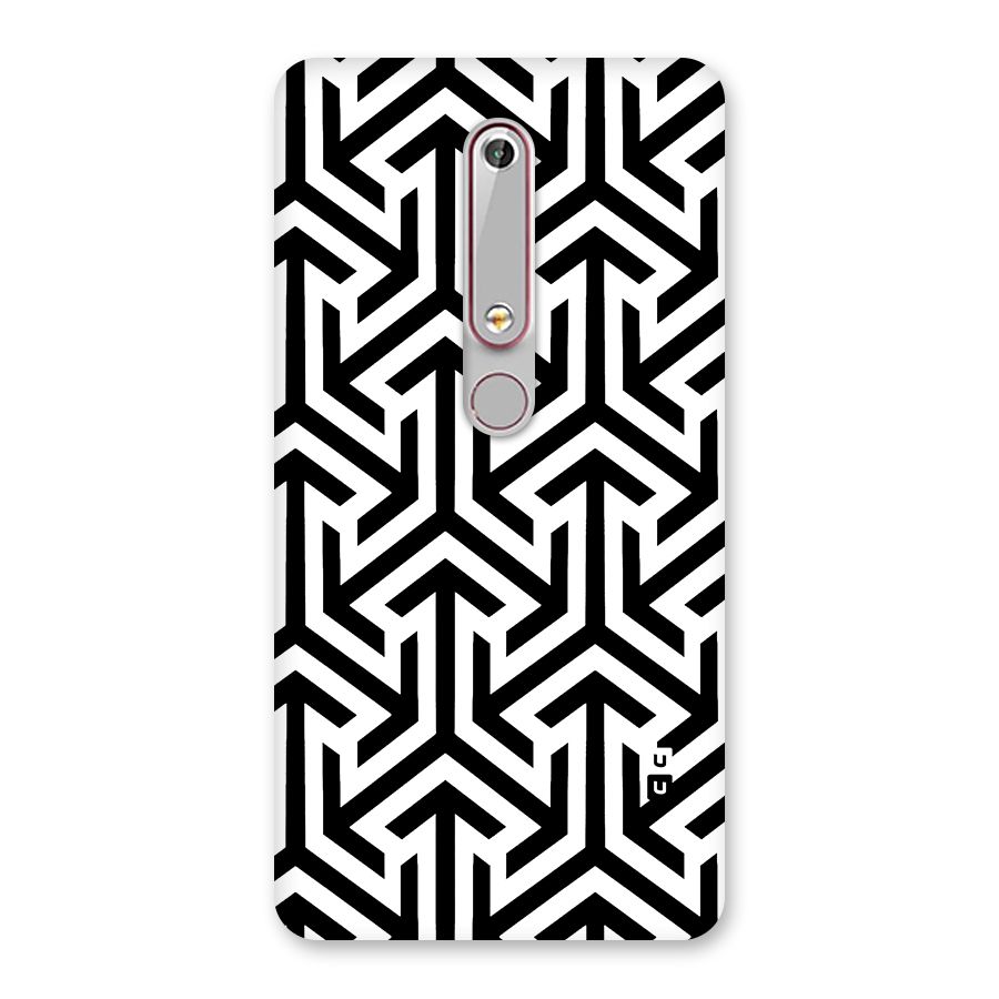 Abstract Triple Arrows Back Case for Nokia 6.1