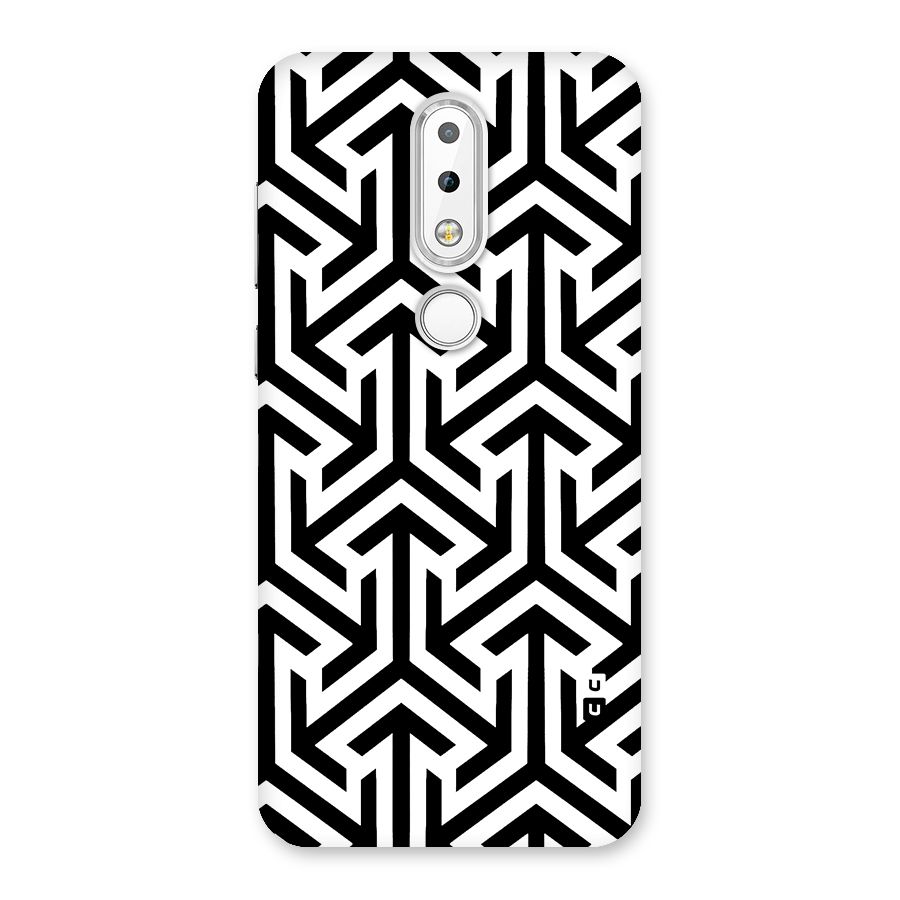 Abstract Triple Arrows Back Case for Nokia 6.1 Plus