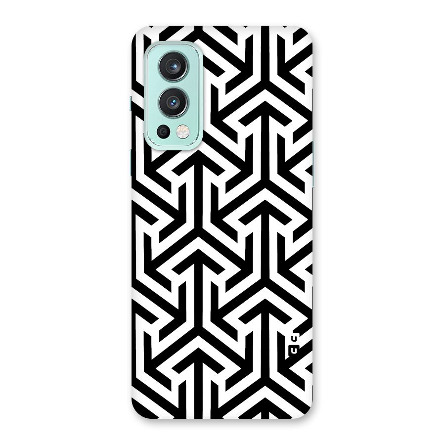 Abstract Triple Arrows Glass Back Case for OnePlus Nord 2 5G